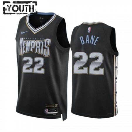 NBA Børn Trøje Memphis Grizzlies Desmond Bane 22 2022-23 Nike City Edition Sort Swingman NBA Børn Trøje Memphis Grizzlies Desmond Bane 22 2022-23 Nike City Edition Sort Swingman